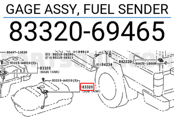 Toyota 8332069465 GAGE ASSY, FUEL SENDER