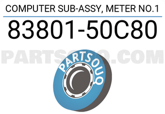 Toyota 8380150C80 COMPUTER SUB-ASSY, METER NO.1
