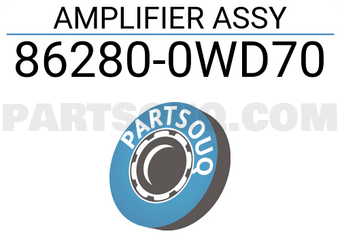 Toyota 862800WD70 AMPLIFIER ASSY