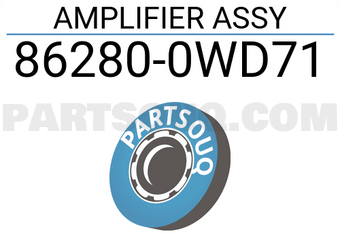 Toyota 862800WD71 AMPLIFIER ASSY