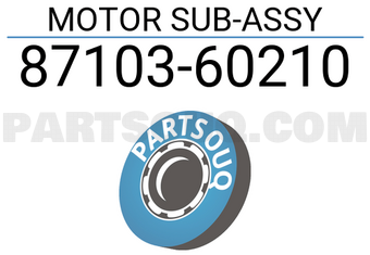 Toyota 8710360210 MOTOR SUB-ASSY