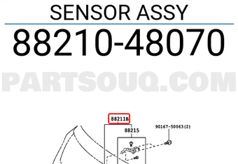 Toyota 8821048070 SENSOR ASSY