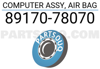 Toyota 8917078070 COMPUTER ASSY, AIR BAG
