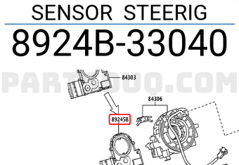 Toyota 8924B33040 SENSOR STEERIG