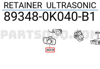 Toyota 893480K040B1 RETAINER ULTRASONIC
