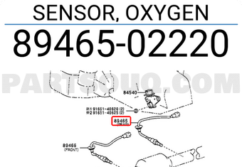Toyota 8946502220 SENSOR, OXYGEN