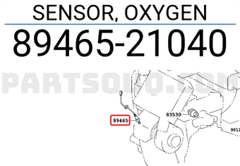 Toyota 8946521040 SENSOR, OXYGEN