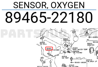 Toyota 8946522180 SENSOR, OXYGEN