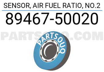 Toyota 8946750020 SENSOR, AIR FUEL RATIO, NO.2