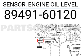 Toyota 8949160120 SENSOR, ENGINE OIL LEVEL