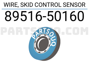 Toyota 8951650160 WIRE, SKID CONTROL SENSOR