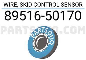 Toyota 8951650170 WIRE, SKID CONTROL SENSOR