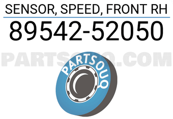 Toyota 8954252050 SENSOR, SPEED, FRONT RH