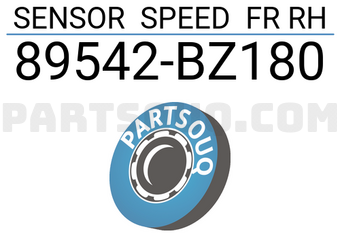 Toyota 89542BZ180 SENSOR SPEED FR RH