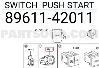 Toyota 8961142011 SWITCH PUSH START