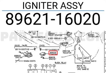 Toyota 8962116020 IGNITER ASSY