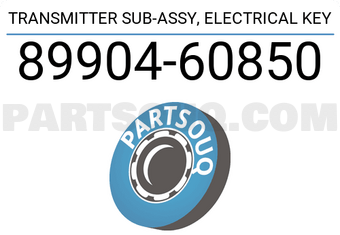 Toyota 8990460850 TRANSMITTER SUB-ASSY, ELECTRICAL KEY