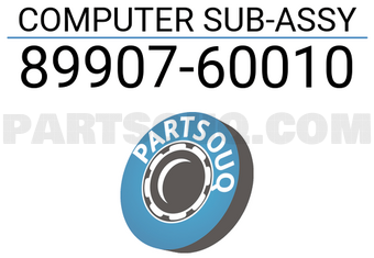 Toyota 8990760010 COMPUTER SUB-ASSY
