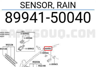Toyota 8994150040 SENSOR, RAIN
