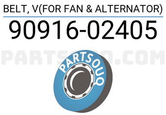 Toyota 9091602405 BELT, V(FOR FAN &amp; ALTERNATOR)