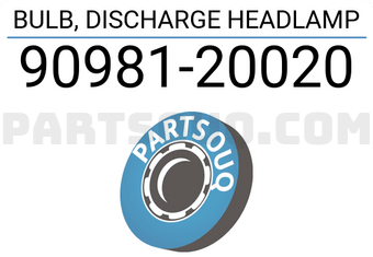 Toyota 9098120020 BULB, DISCHARGE HEADLAMP