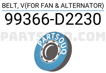 Toyota 99366D2230 BELT, V(FOR FAN &amp; ALTERNATOR)
