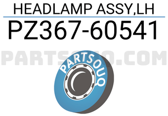 Toyota PZ36760541 HEADLAMP ASSY,LH