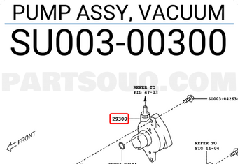 Toyota SU00300300 PUMP ASSY, VACUUM