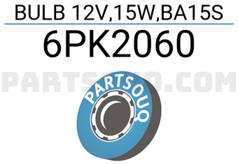 Trifa 6PK2060 BULB 12V,15W,BA15S