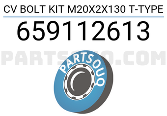 Trilex 659112613 CV BOLT KIT M20X2X130 T-TYPE