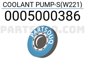TruckTec 0005000386 COOLANT PUMP-S(W221)