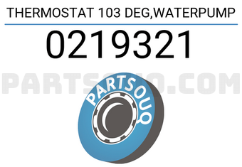 TruckTec 0219321 THERMOSTAT 103 DEG,WATERPUMP
