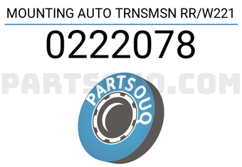 TruckTec 0222078 MOUNTING AUTO TRNSMSN RR/W221