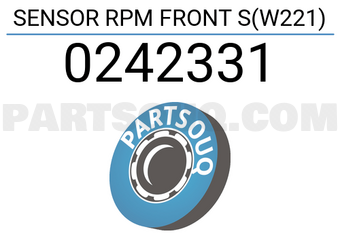 TruckTec 0242331 SENSOR RPM FRONT S(W221)