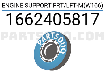 TruckTec 1662405817 ENGINE SUPPORT FRT/LFT-M(W166)