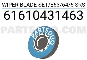 TruckTec 61610431463 WIPER BLADE-SET/E63/64/6 SRS