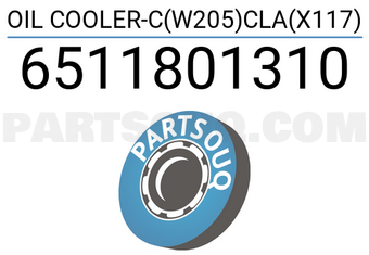 TruckTec 6511801310 OIL COOLER-C(W205)CLA(X117)