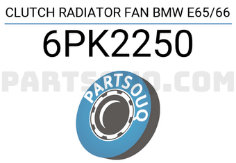 TruckTec 6PK2250 CLUTCH RADIATOR FAN BMW E65/66