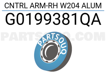 TruckTec G0199381QA CNTRL ARM-RH W204 ALUM