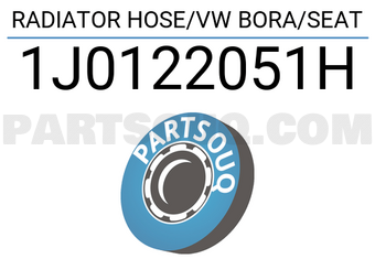 VAG 1J0122051H RADIATOR HOSE/VW BORA/SEAT