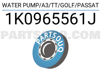 VAG 1K0965561J WATER PUMP/A3/TT/GOLF/PASSAT
