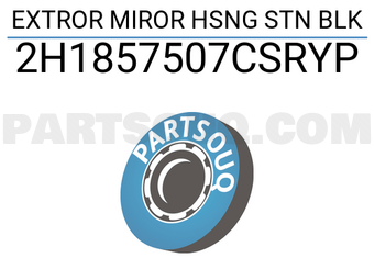 VAG 2H1857507CSRYP EXTROR MIROR HSNG STN BLK