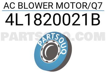 VAG 4L1820021B AC BLOWER MOTOR/Q7