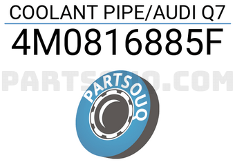 VAG 4M0816885F COOLANT PIPE/AUDI Q7