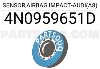 VAG 4N0959651D SENSOR,AIRBAG IMPACT-AUDI(A8)