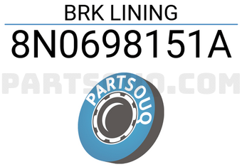 VAG 8N0698151A BRK LINING