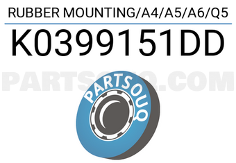 VAG K0399151DD RUBBER MOUNTING/A4/A5/A6/Q5