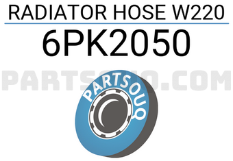 Vaico 6PK2050 RADIATOR HOSE W220
