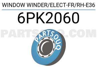 Vaico 6PK2060 WINDOW WINDER/ELECT-FR/RH-E36