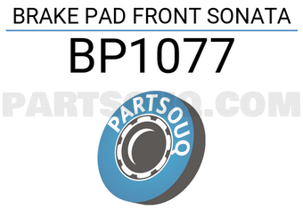 Valeo BP1077 BRAKE PAD FRONT SONATA